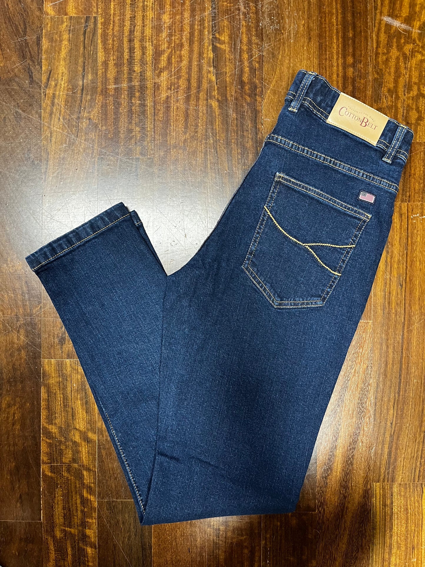 Cotton belt - strech jeans