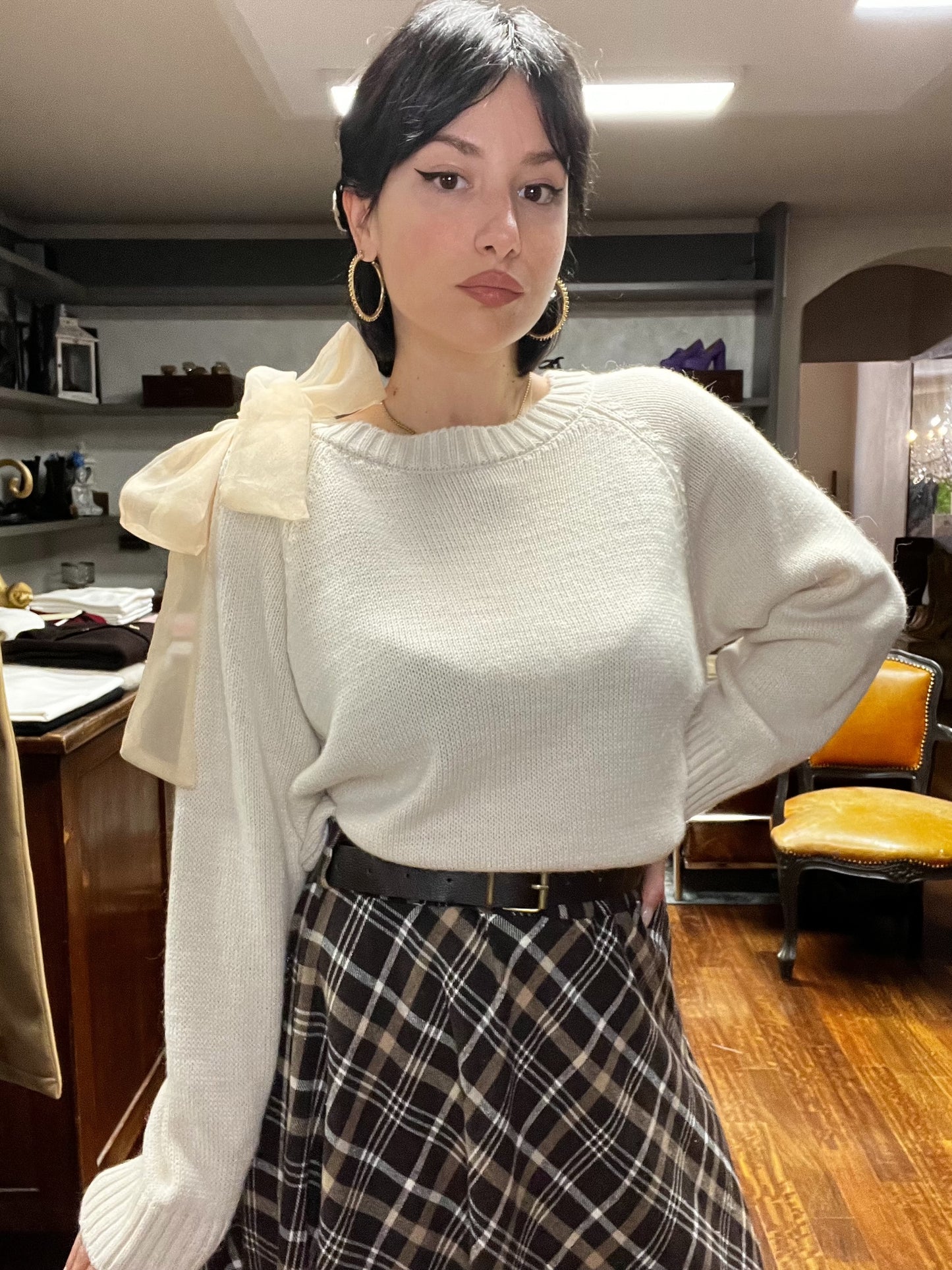 Maglione Reby fiocco - Galleria 77