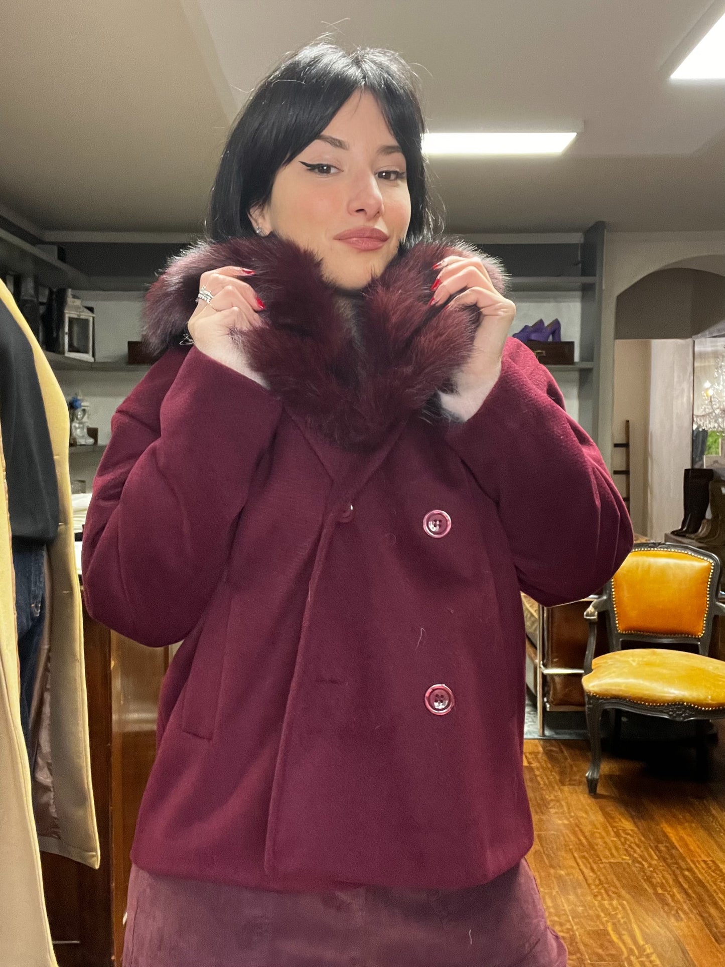 Cappotto pelliccia Lokita - Galleria 77