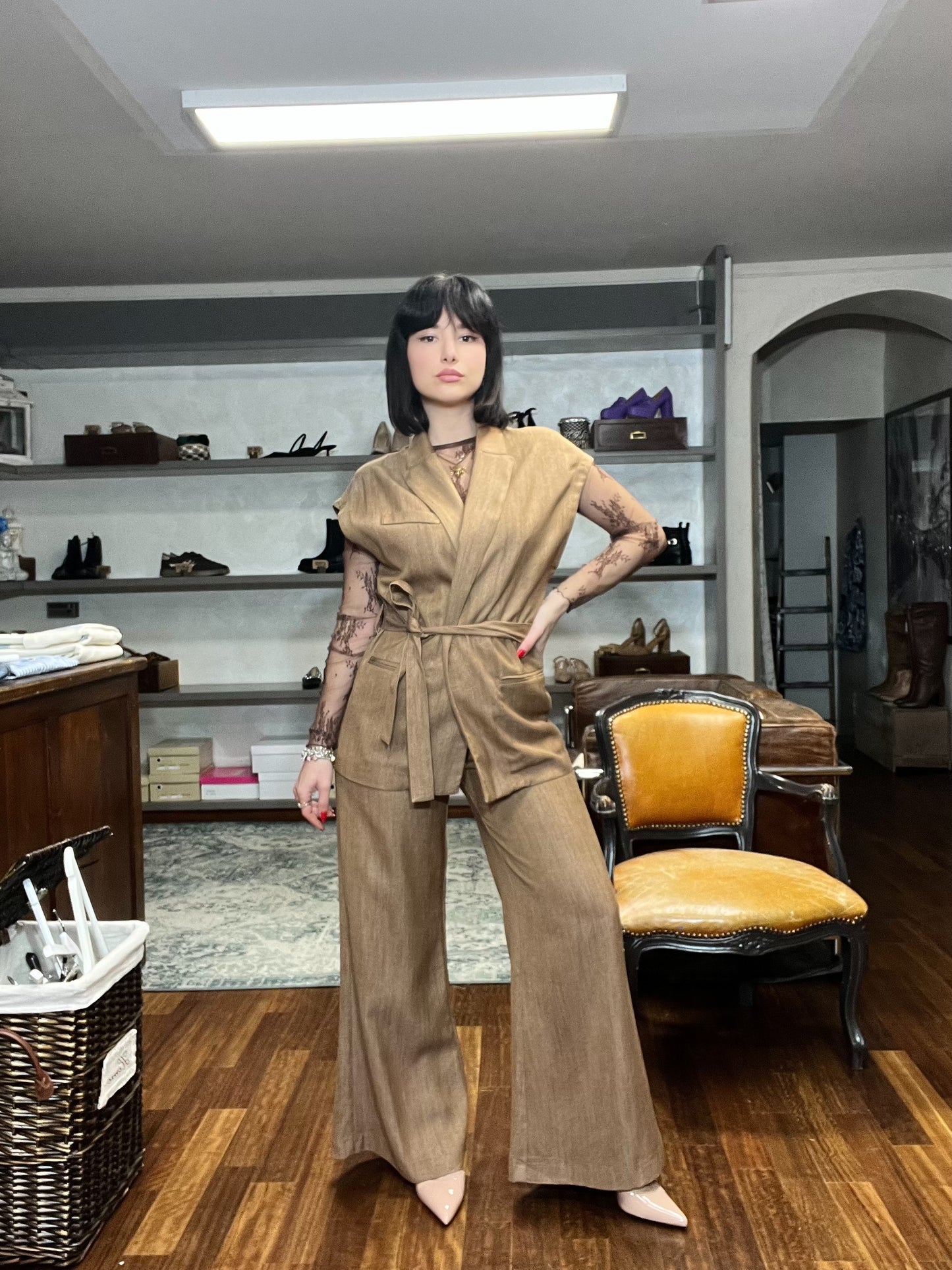 Lokita- ampio effetto denim