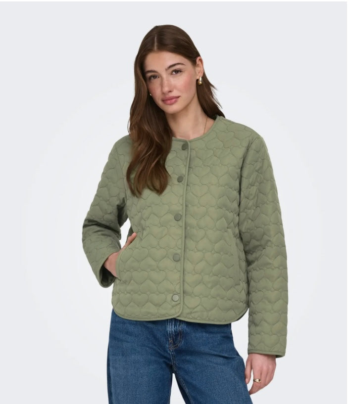 Only Heart quilted jacket - Galleria 77