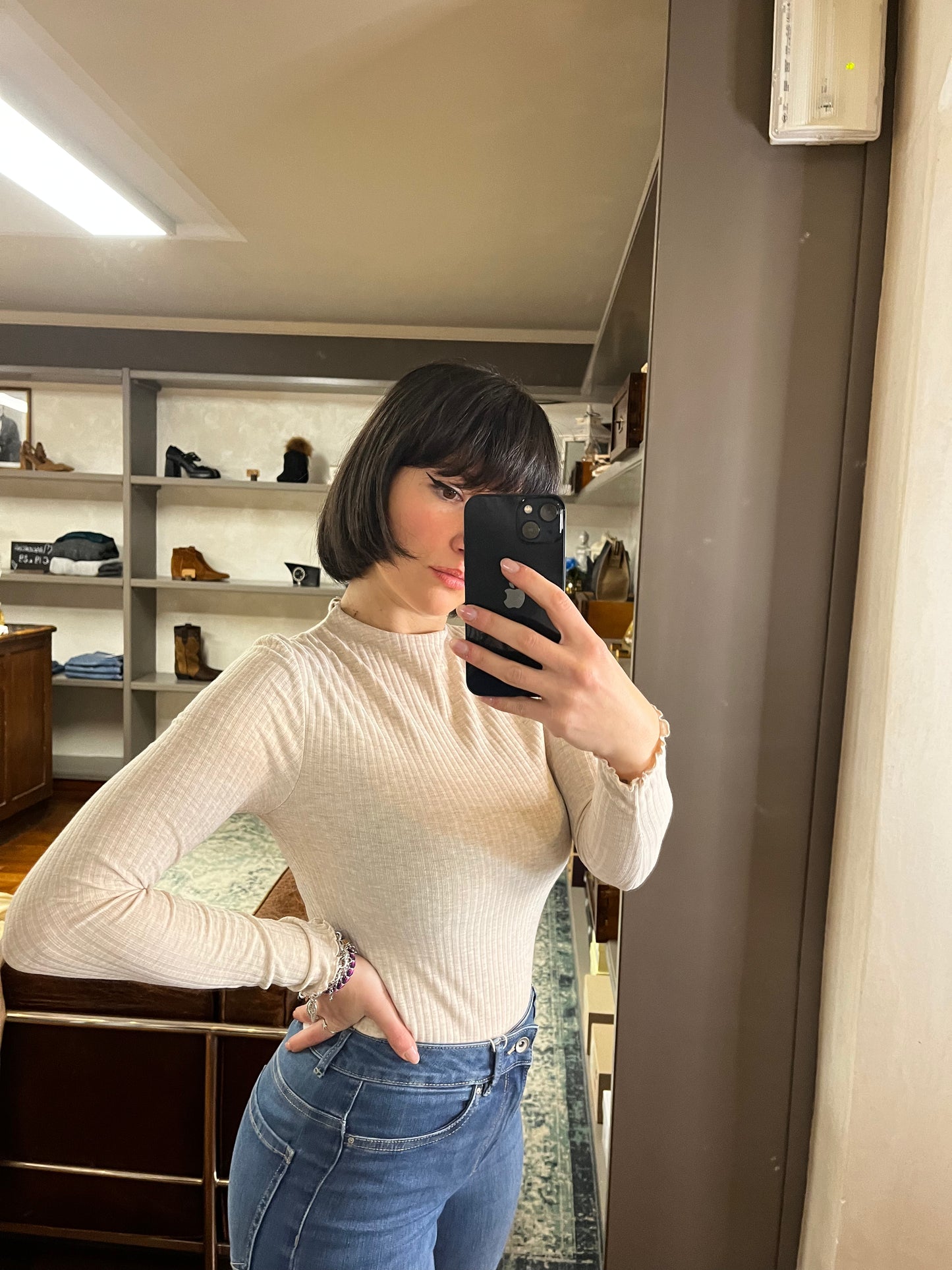 ONLY- Emma high neck top - Galleria 77