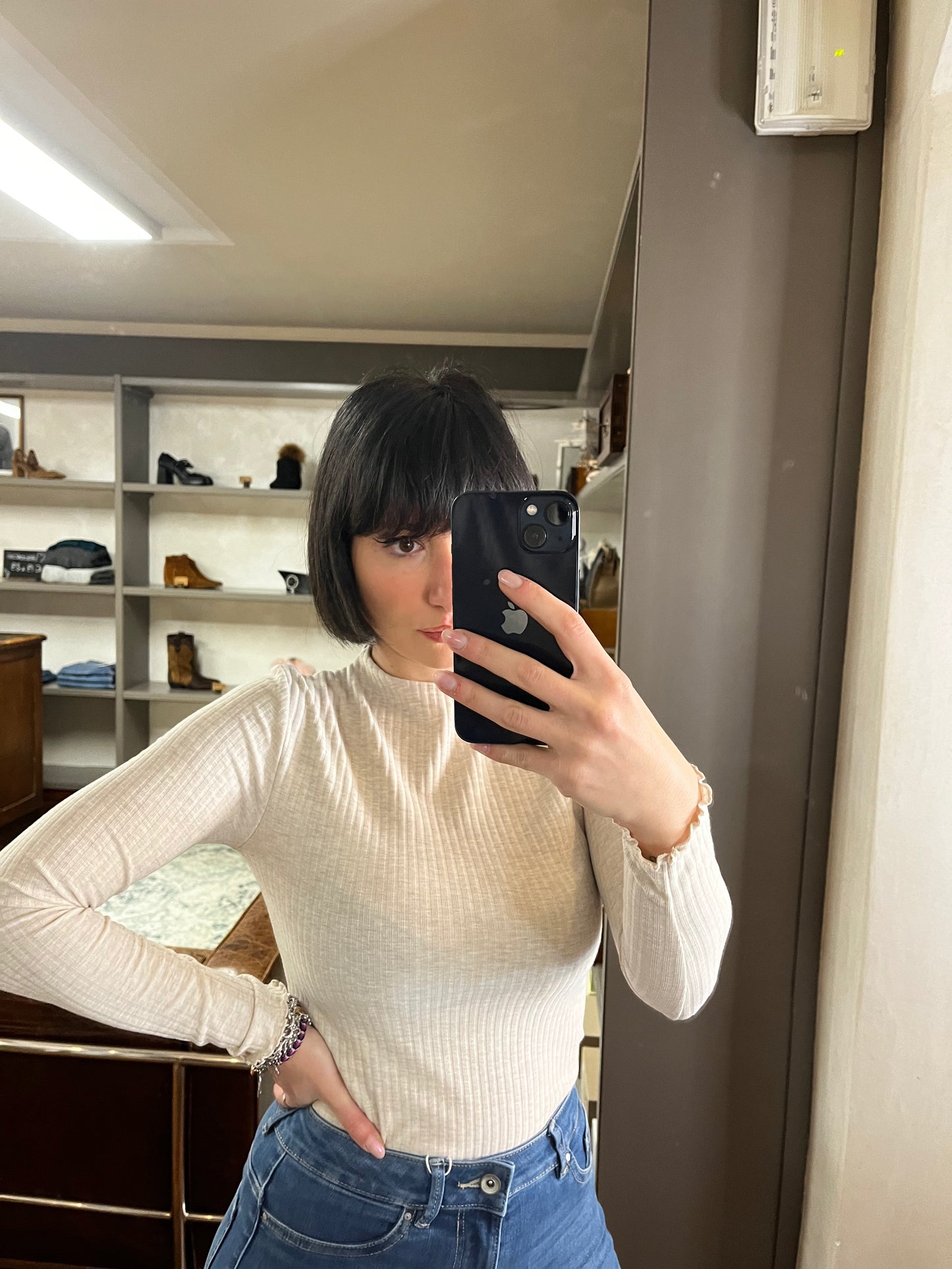 ONLY- Emma high neck top - Galleria 77