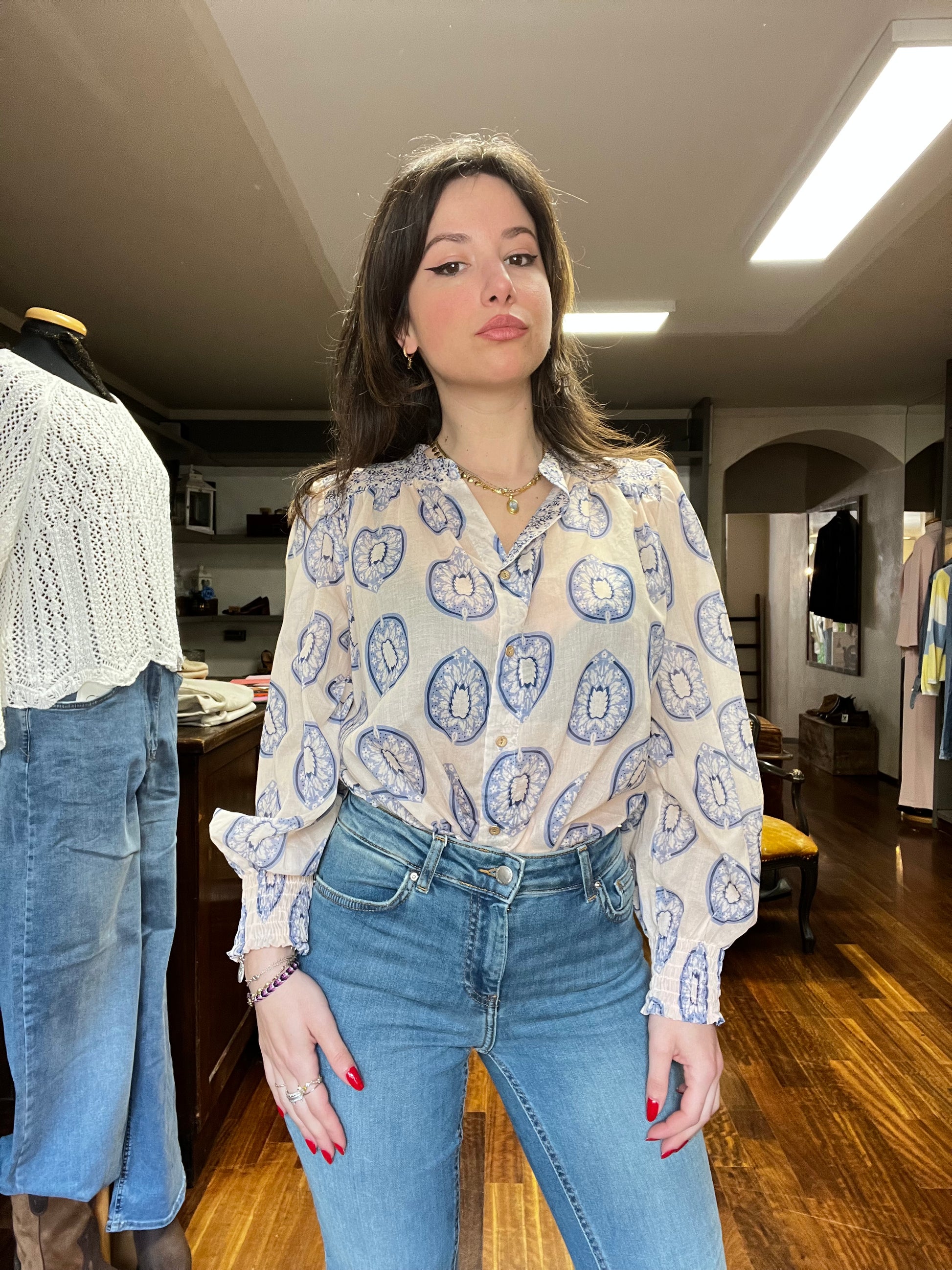 Camicia kiwi Egg - Galleria 77