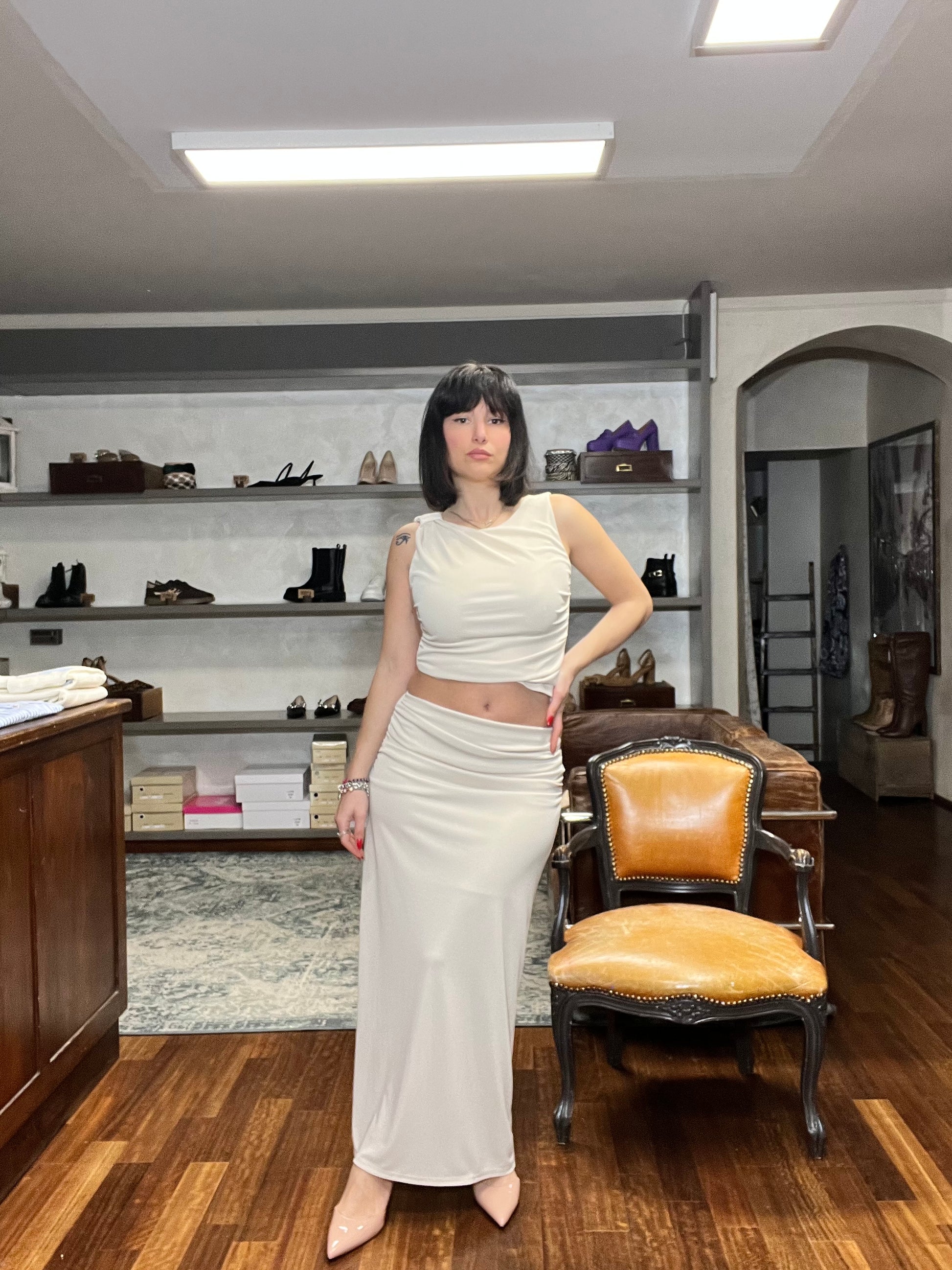 Lokita-Gonna lunga arricciata - Galleria 77