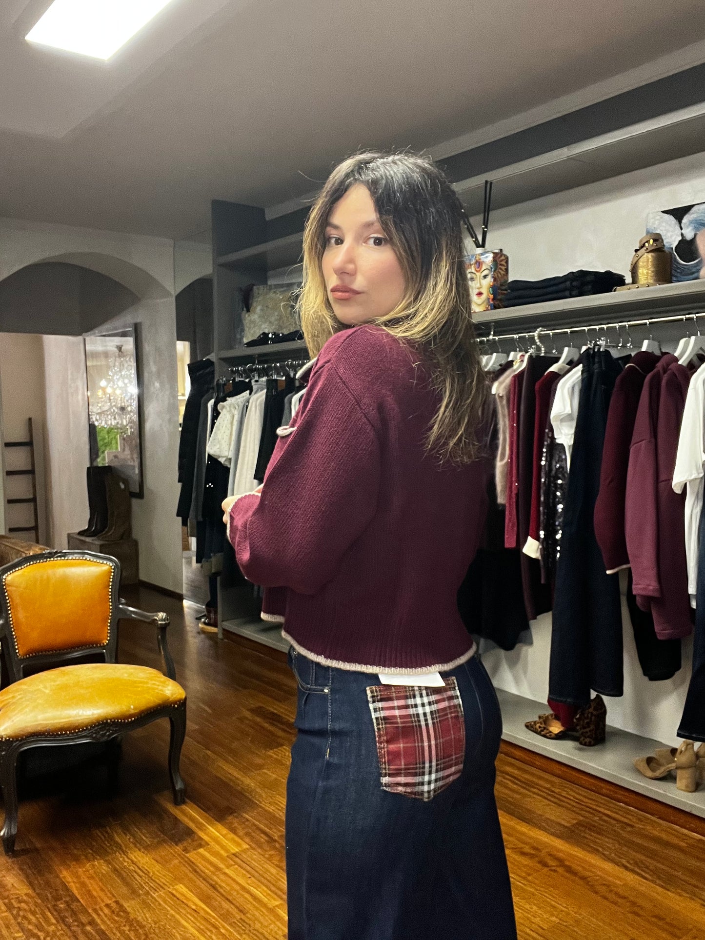 Cashmere blend cardigan