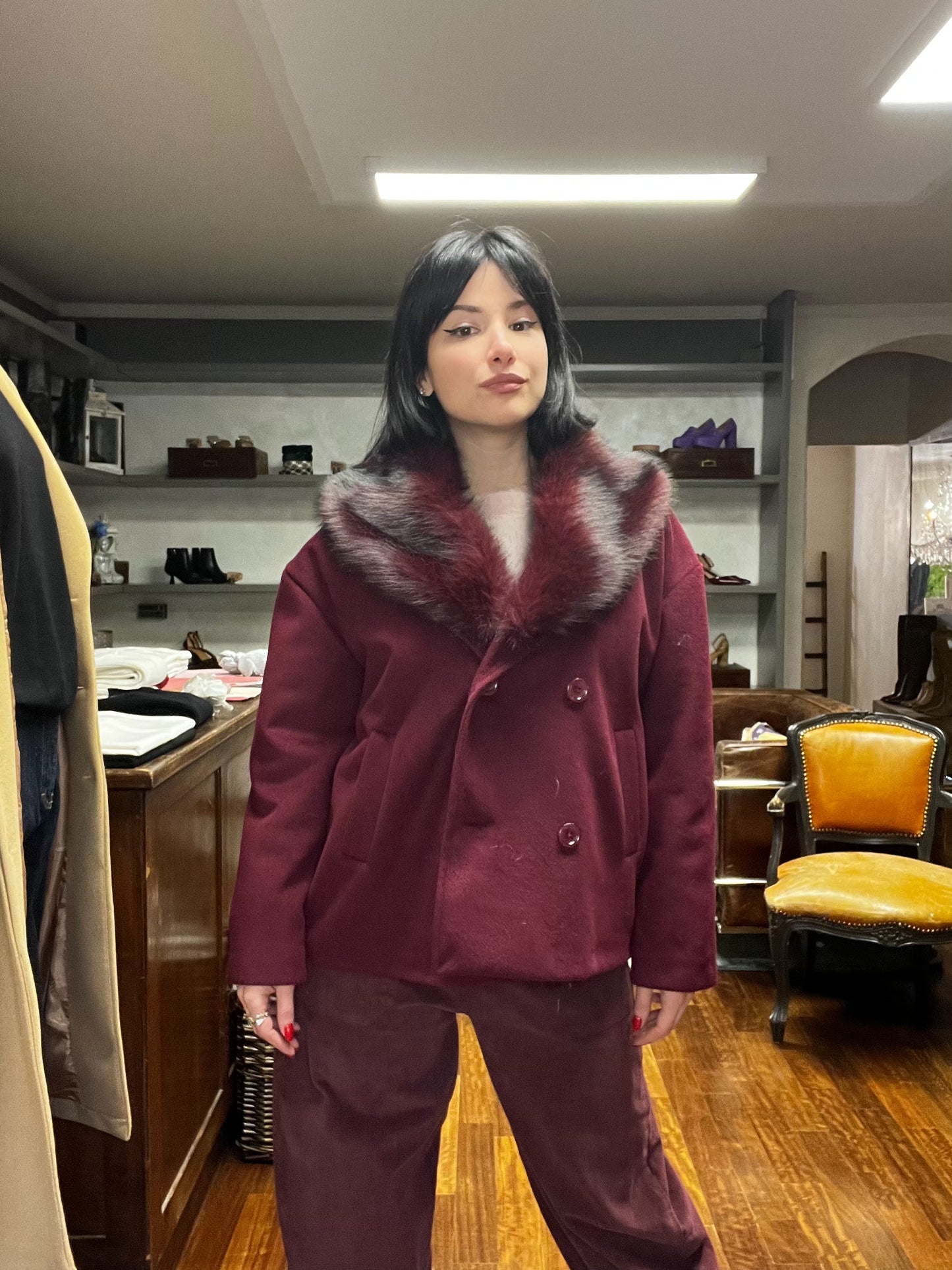 Cappotto pelliccia Lokita - Galleria 77
