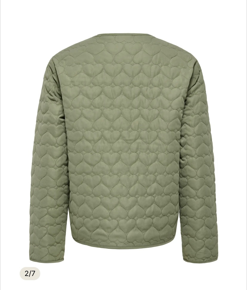 Only Heart quilted jacket - Galleria 77