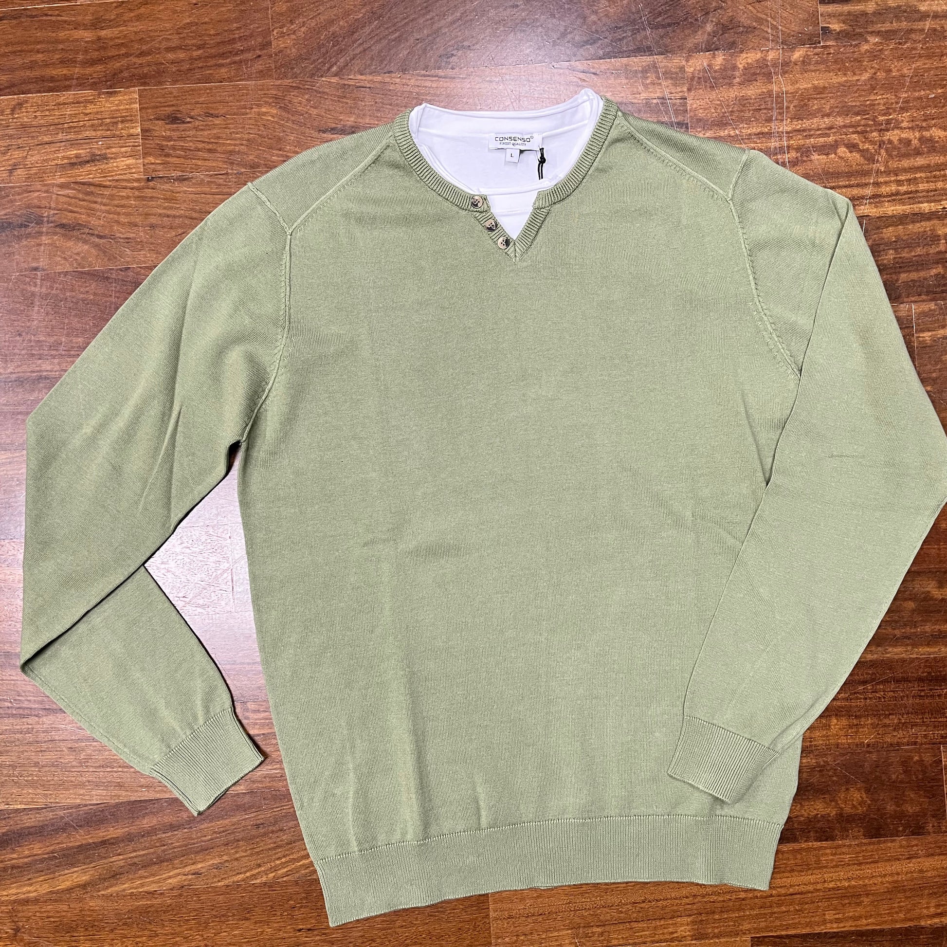 Consenso - maglia serafino - Galleria 77