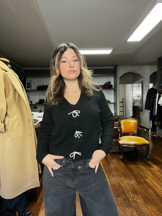 Only- Donna pull con fiocchi