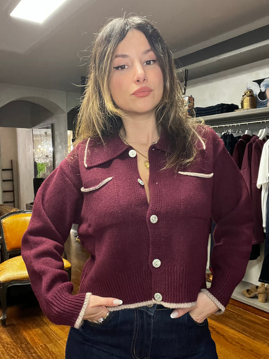 Cashmere blend cardigan