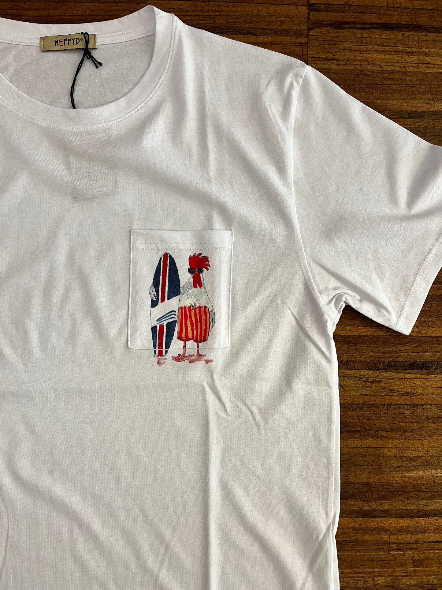 T-shirt Chicken Surfer