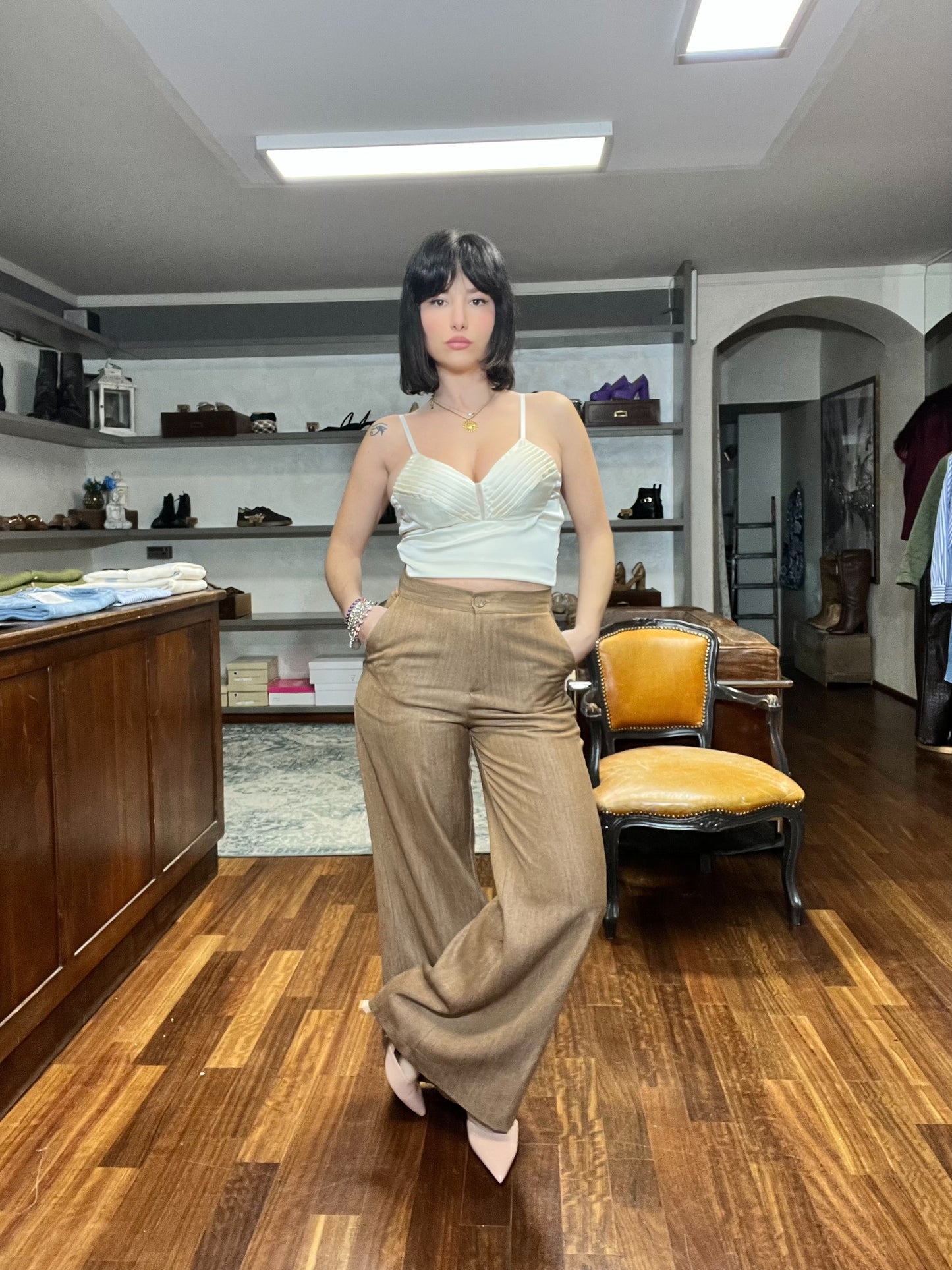 Lokita- ampio effetto denim