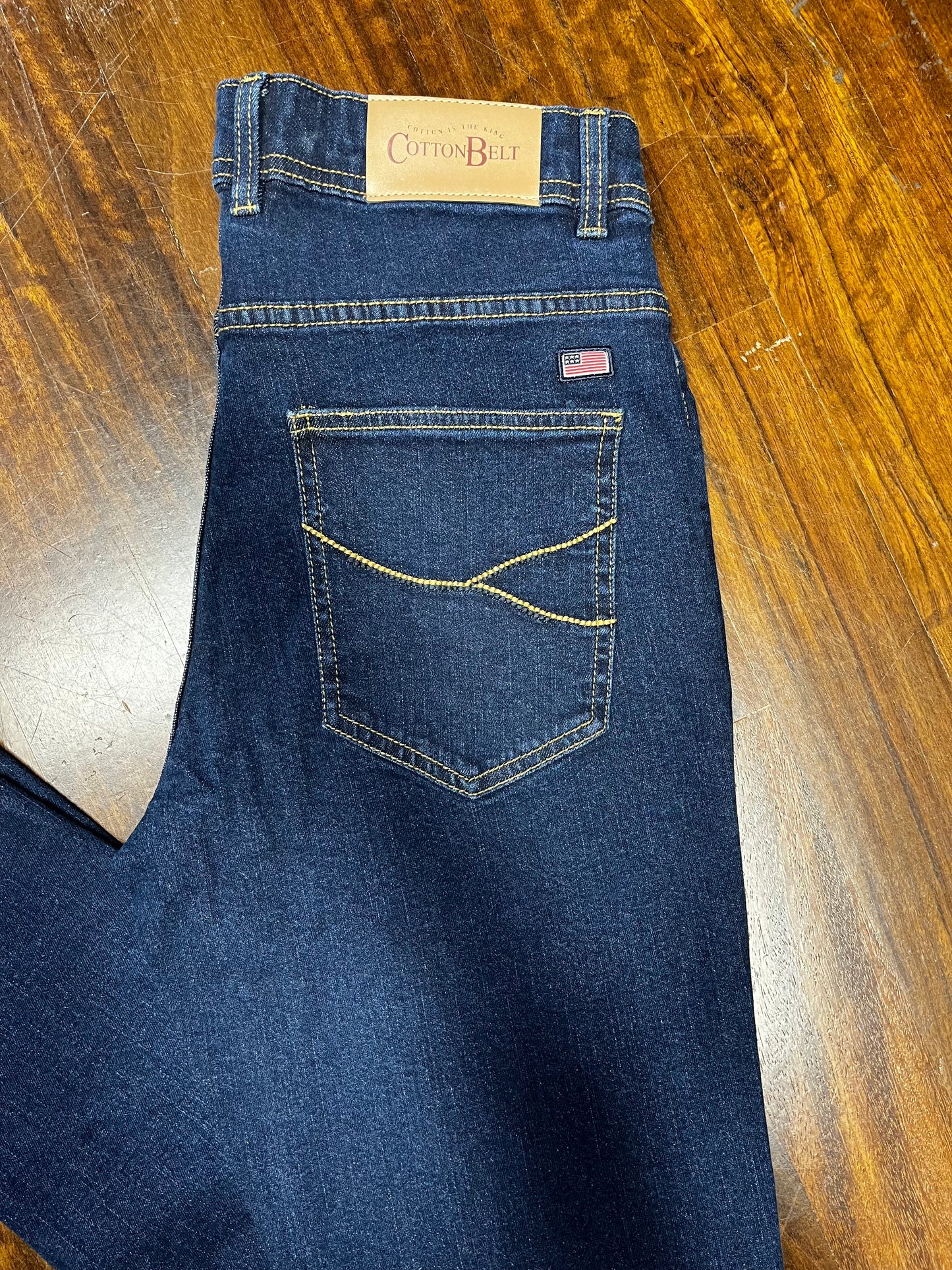 Cotton belt - strech jeans