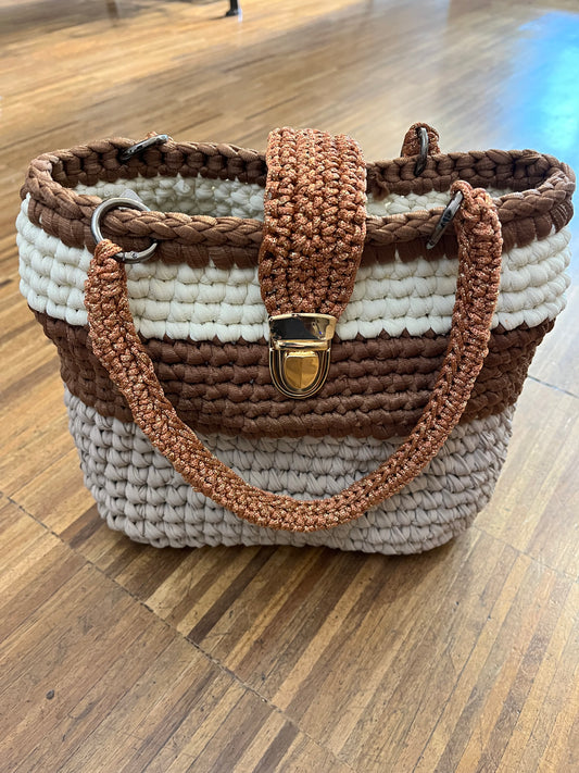 Borsa moka latte - Galleria 77