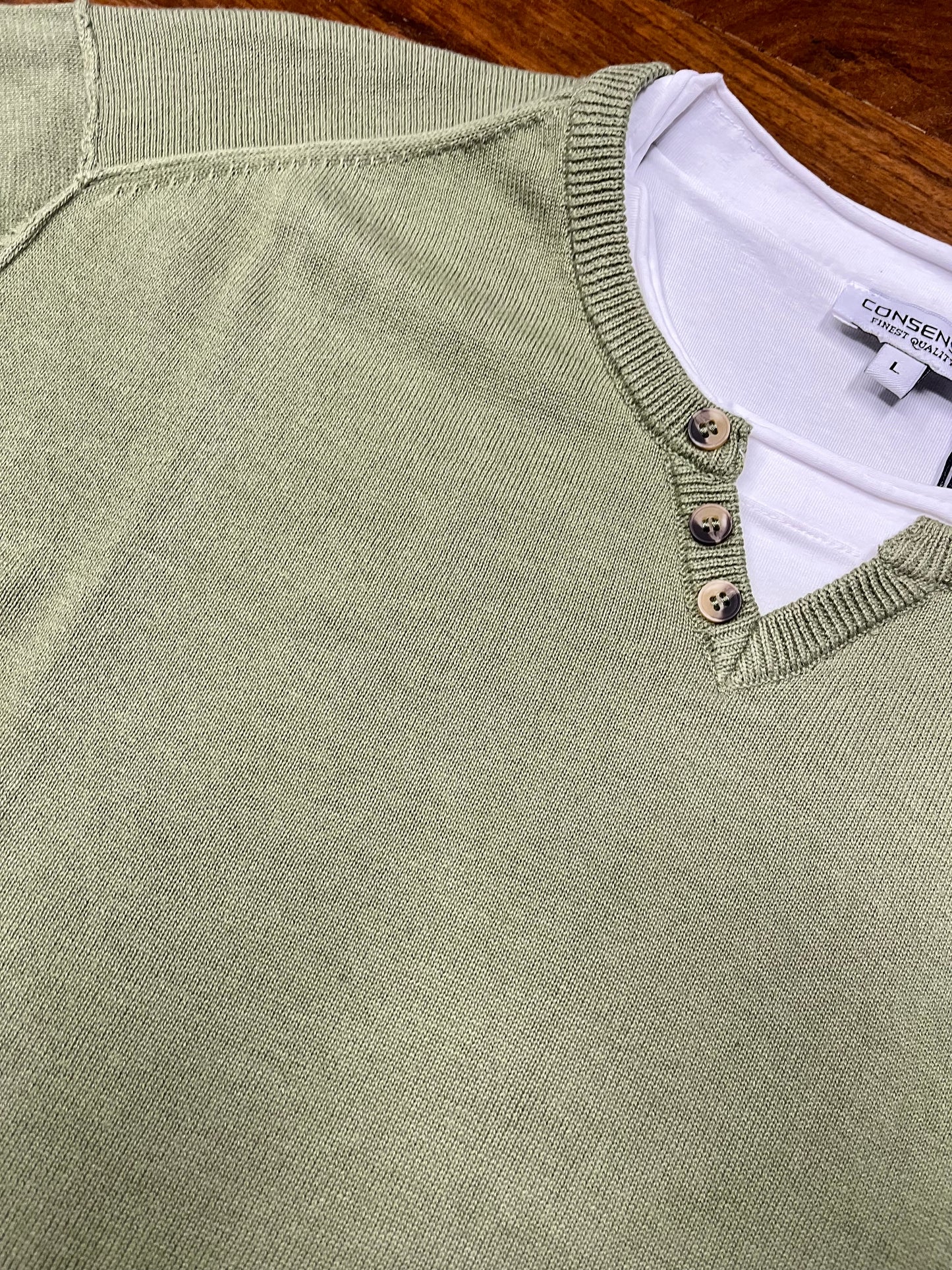 Consenso - maglia serafino - Galleria 77