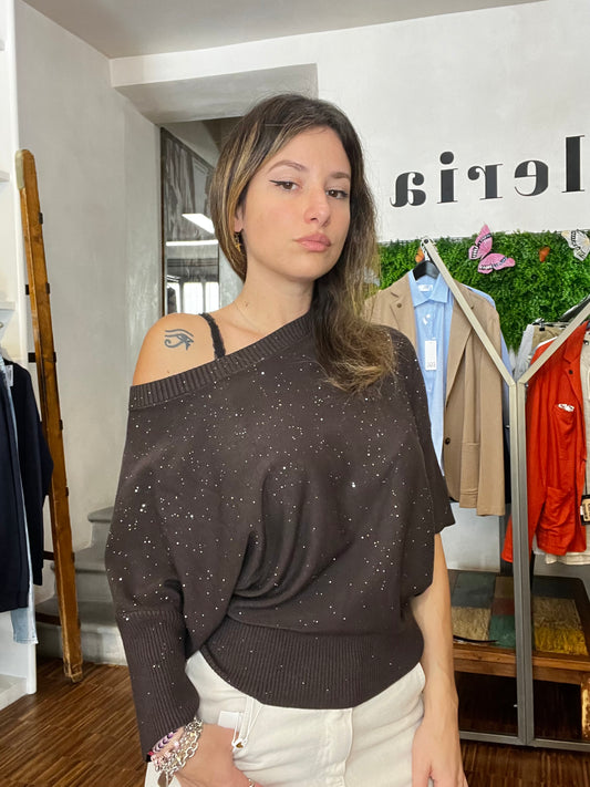 Lokita- Maglia micro paillettes