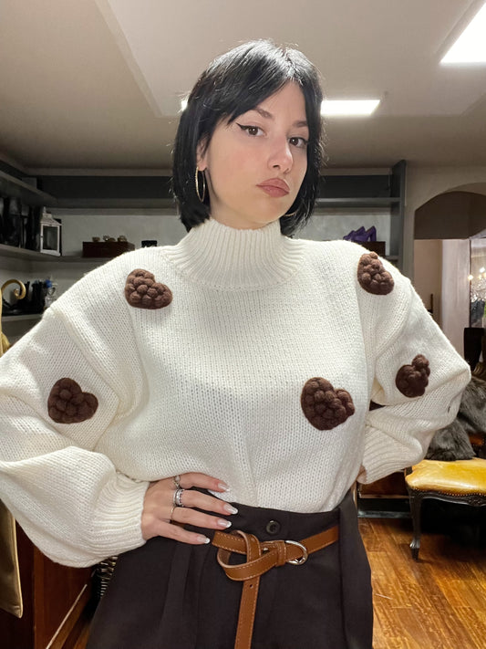 Maglione Lokita cuori