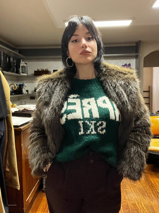 Pullover tessuto boucle Apres - ski