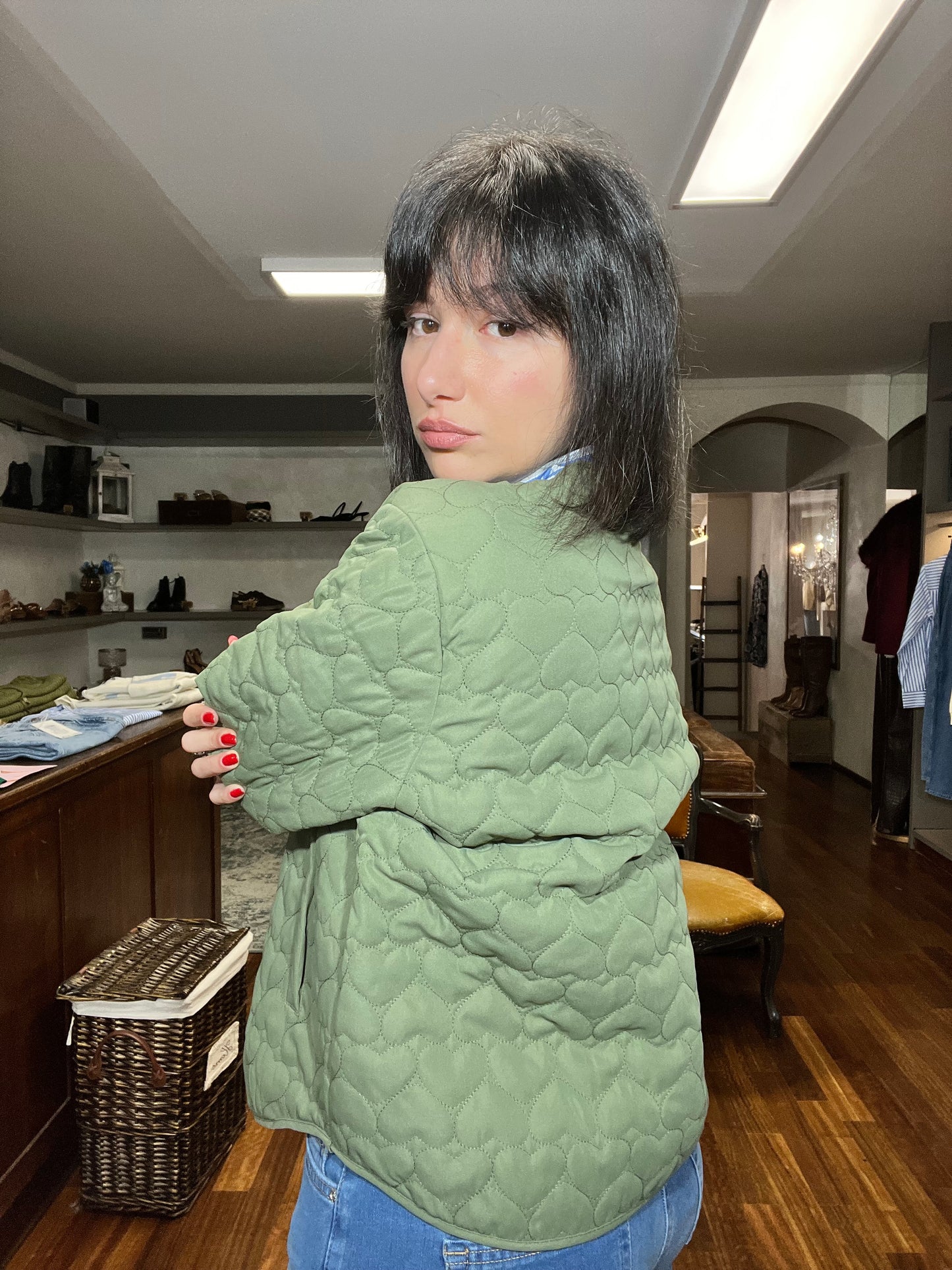 Only Heart quilted jacket - Galleria 77