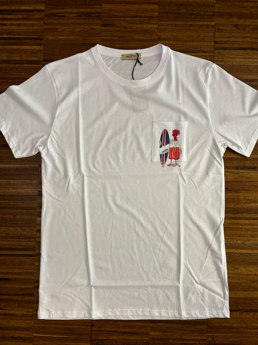 T-shirt Chicken Surfer