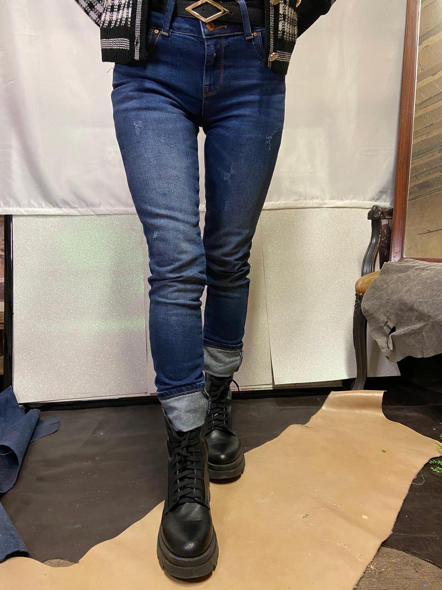 Molly-  jeans vita media - Galleria 77